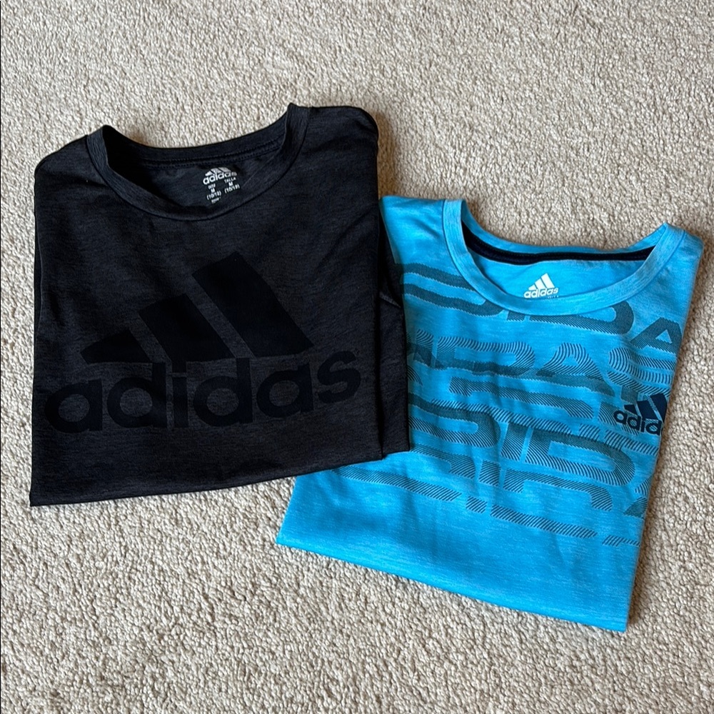 *Bundle* Adidas Kids' Black and Blue T-Shirts